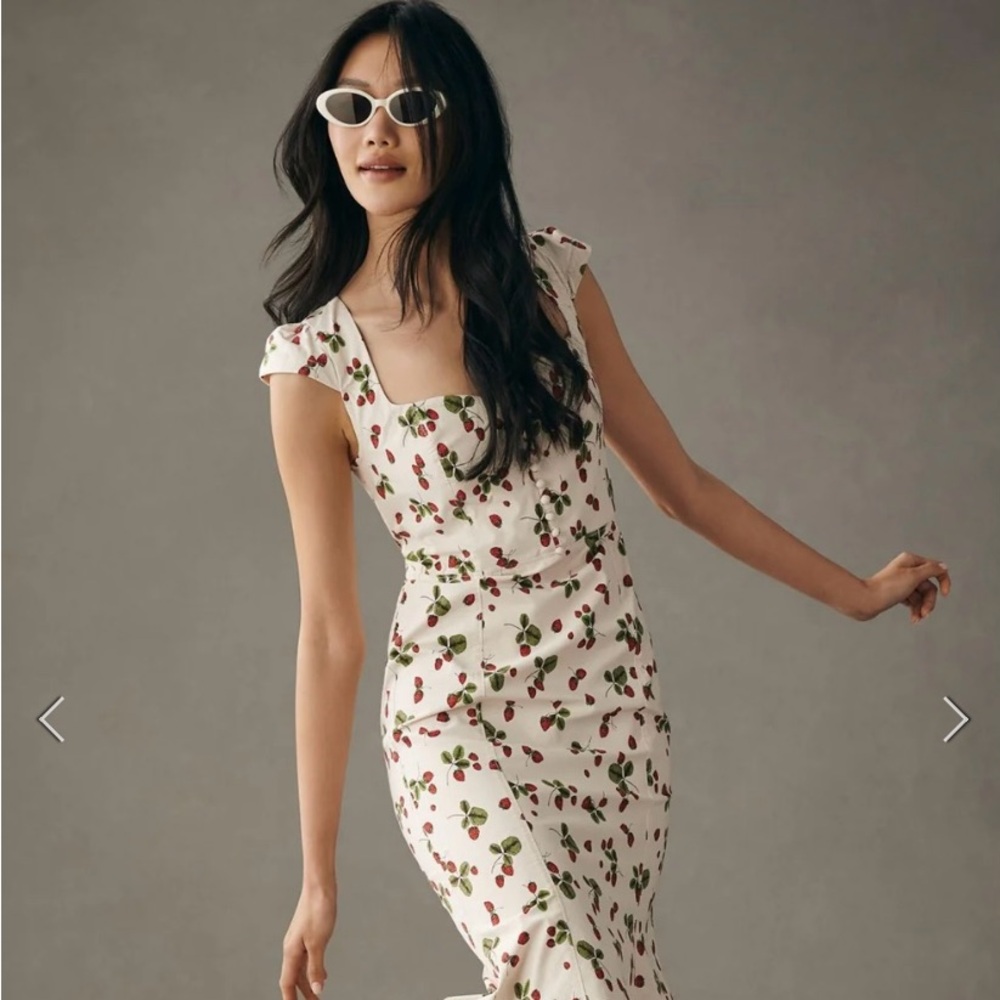 Anthropologie Cecily Fit & Flare Sweetheart Dress by Maeve
